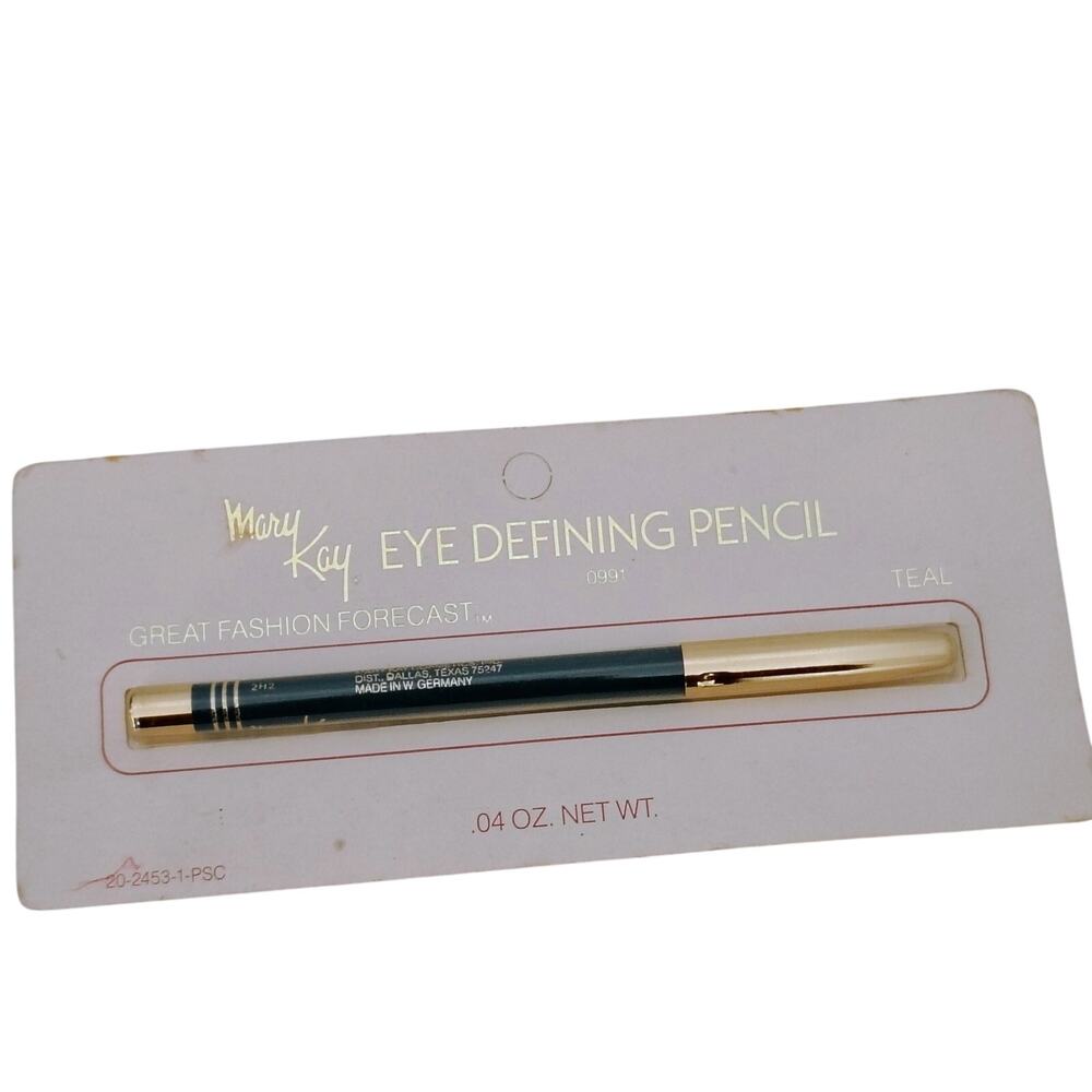 Vintage Mary Kay Teal Eyeliner Defining Pencil 0991 Discontinued New Old Stock